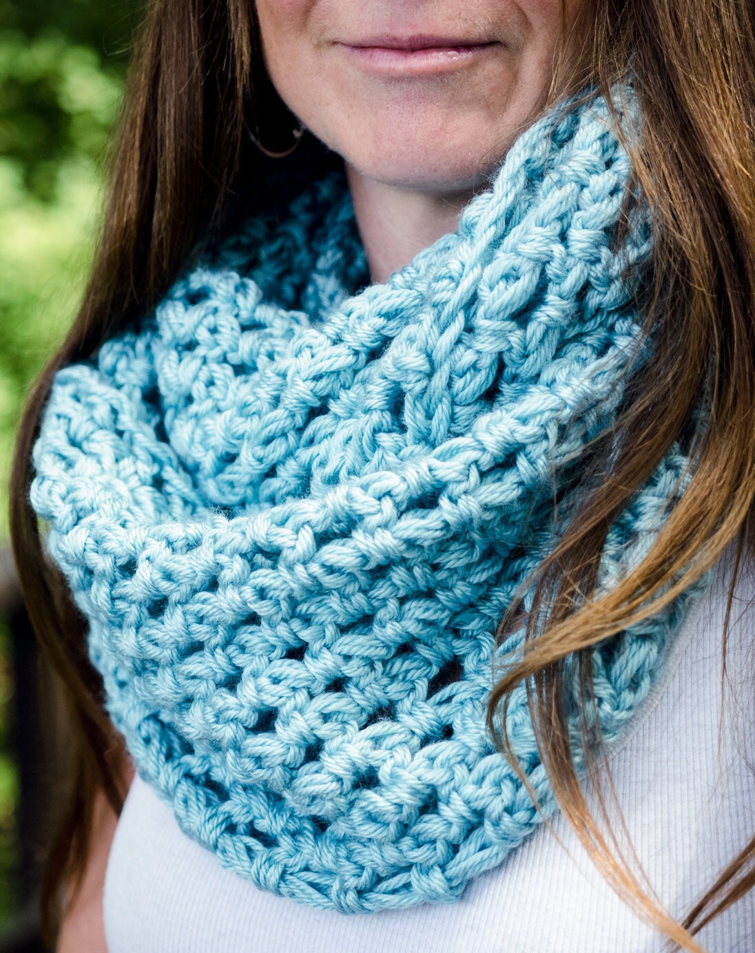 Infinity Scarf Crochet Pattern | Crochet Cowl Pattern | Chunky Scarf ...