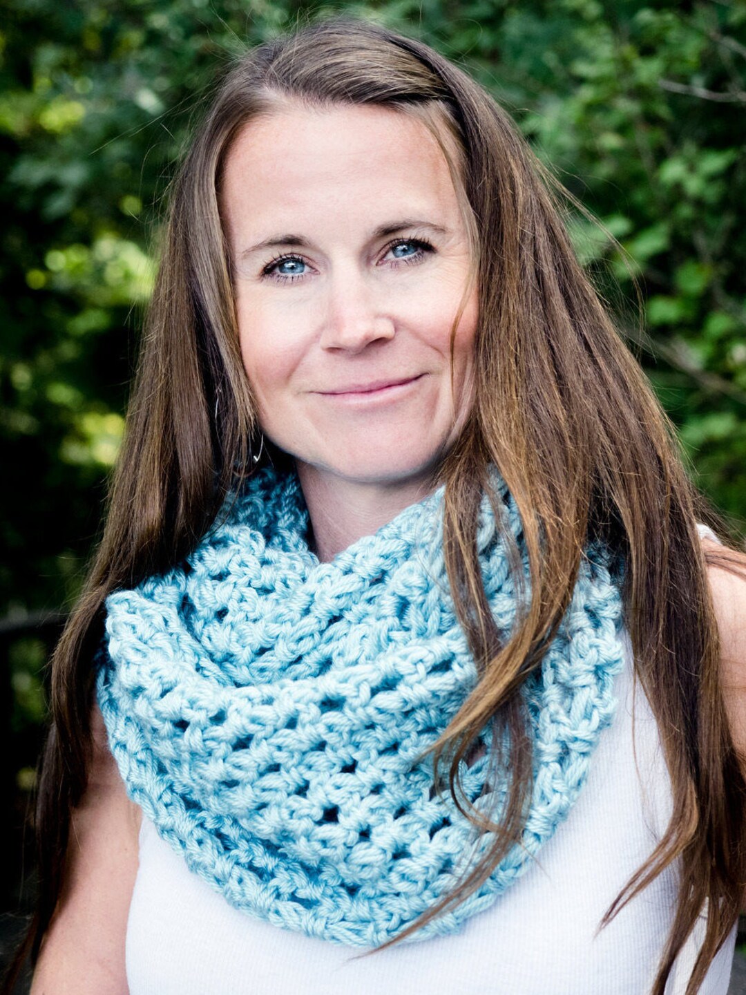 Infinity Scarf Crochet Pattern | Crochet Cowl Pattern | Chunky Scarf ...