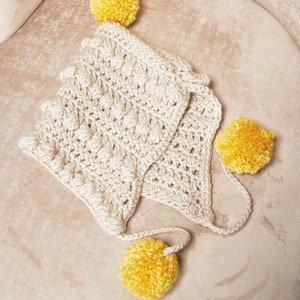 Baby Pom Pom Hat Crochet Pattern | Crochet Pom Pom Hat Pattern | Crochet Hat Pattern | Baby Pom Pom Hat Pattern | PDF Pattern