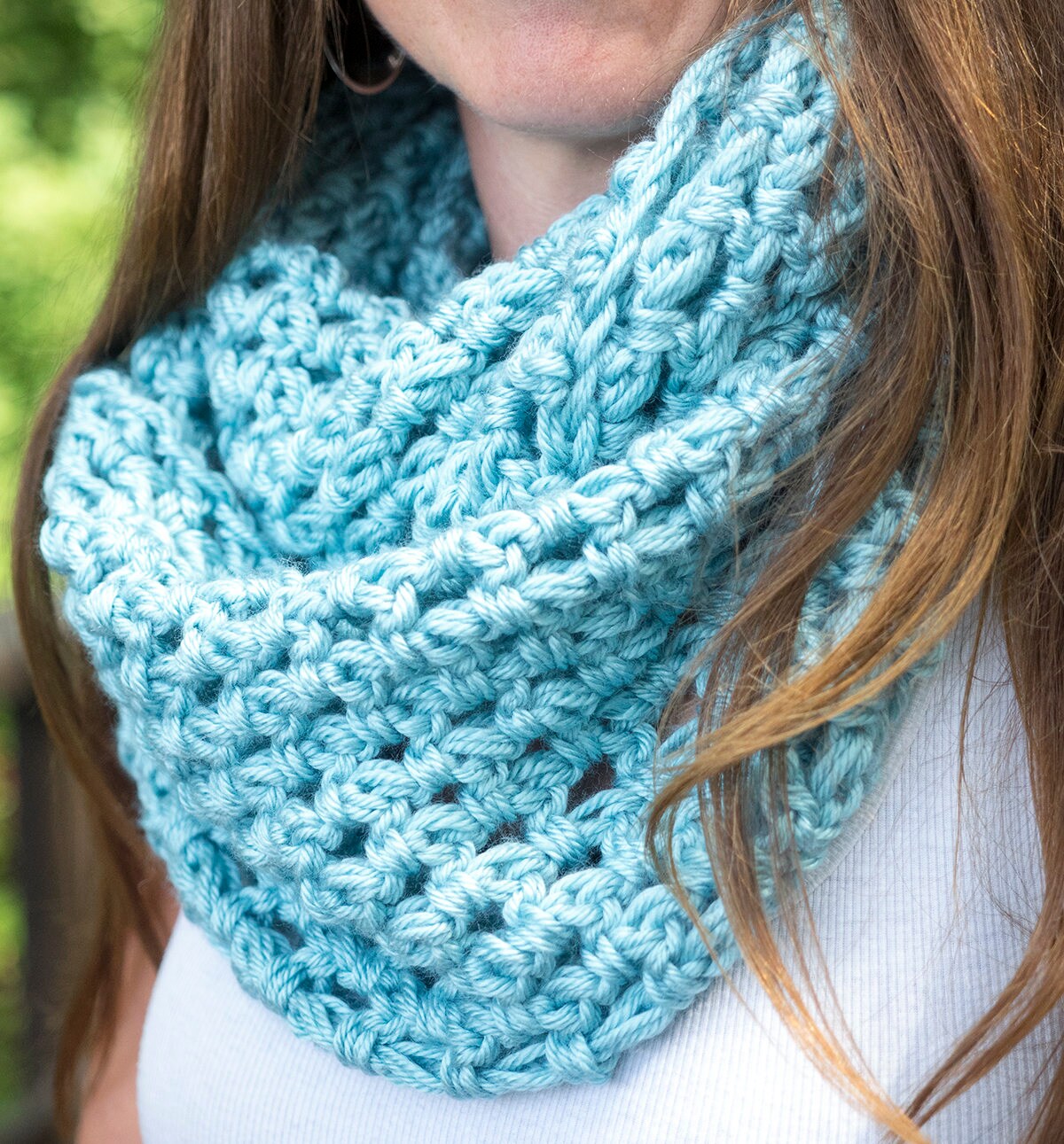 Infinity Scarf Crochet Pattern | Crochet Cowl Pattern | Chunky Scarf ...