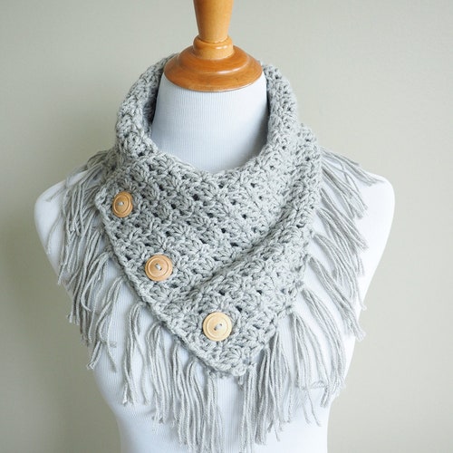 Easy Crochet Scarf Pattern PDF Download Etsy