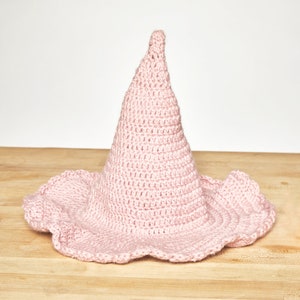 Crochet Hat Pattern Pretty Witch Hat Crochet Pattern Crochet Witch Hat Pattern for Halloween Easy Crochet Hat Pattern PDF Pattern image 2