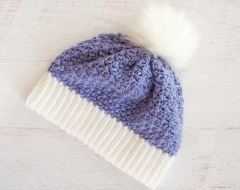 Crochet Hat Pattern | Women's Beanie Crochet Pattern | Crochet Hat Pattern for Women | Easy Crochet Beanie Pattern | PDF Pattern