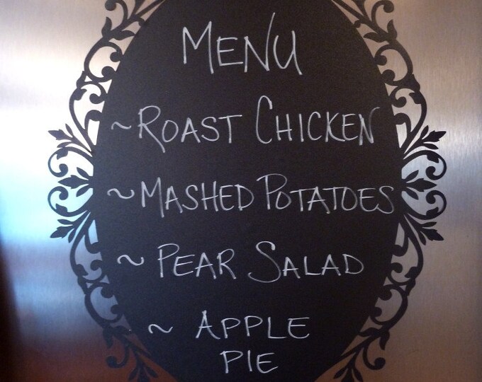 Chalkboard Vinyl Wall Decal Great for the Kitchen Office or Etsy