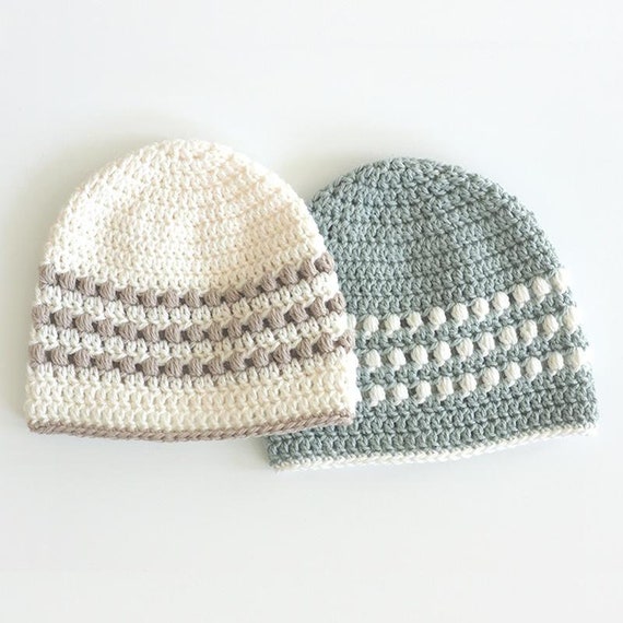 puff crochet hat