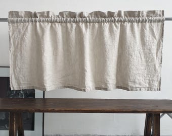 100% Leinen Cafe Vorhänge. Küchen Tuch. Fenster Jalousien. Badwäsche Volant. Landhaus Dekor
