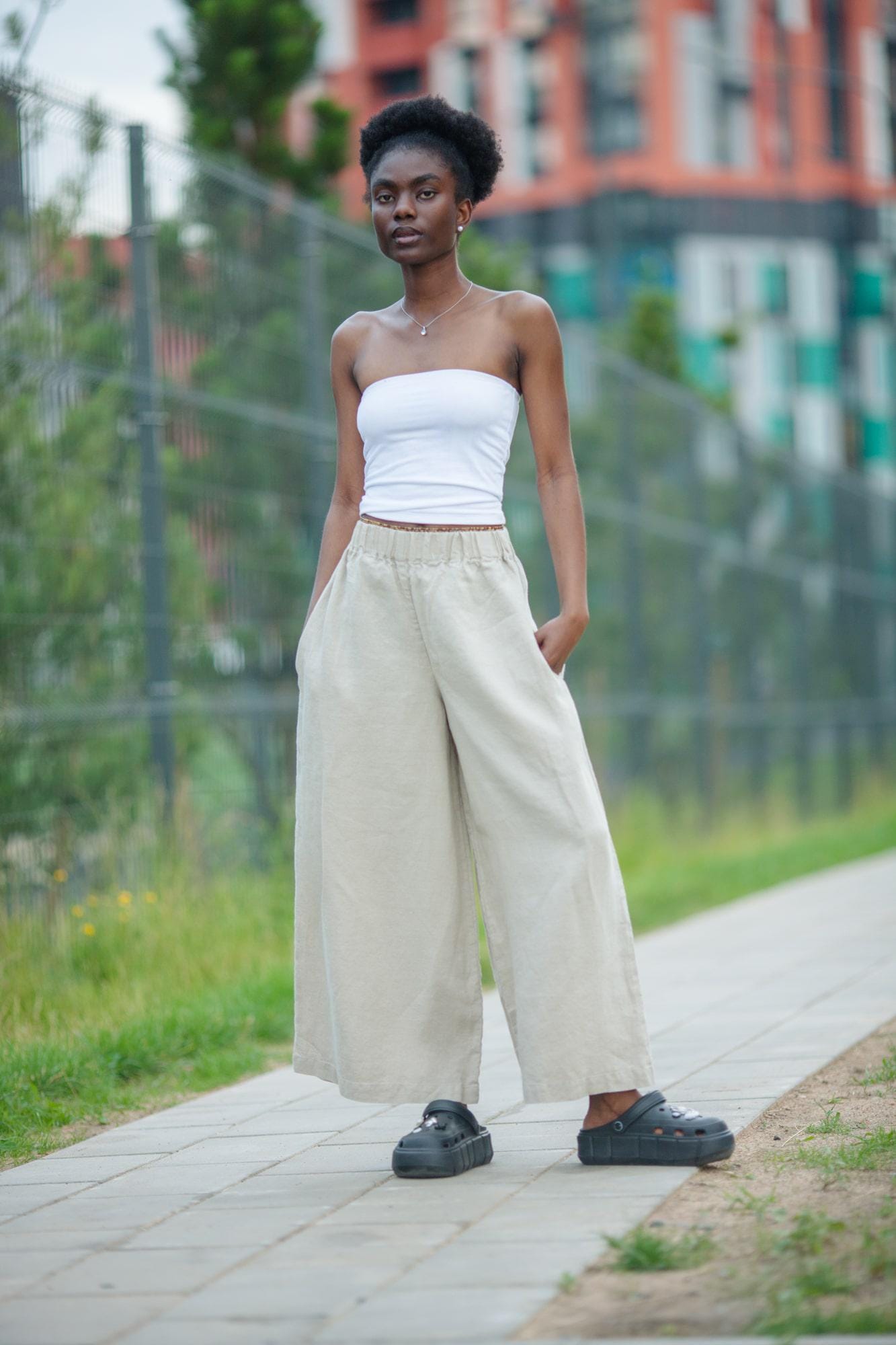 Leather Culottes - Etsy