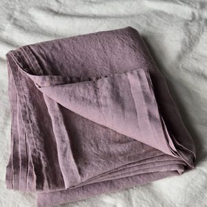 Sábana encimera de lino orgánico: sábana suave lavada a la piedra, tamaño personalizado