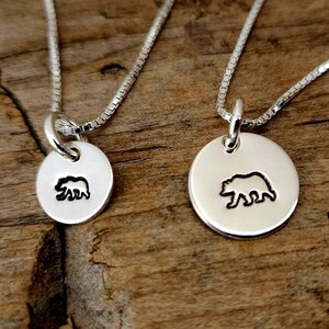 MAMA BEAR Necklace MOTHERS Necklace, Mother Daughter Necklace Set, Grandmother Granddaughter, Mothers Jewelry, New Mom Gift, New Baby Gift
