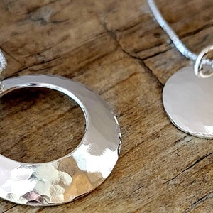 ALWAYS In My HEART NECKLACE 2pc Set Silver Heart Cutout Mother Daughter Grandmother Granddaughter, Mother&#39;s Day Generations Necklace Set