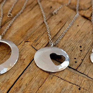Heart Necklace 3 Generations Necklace Set Mother Daughter Granddaughter Necklace Set Family Necklace Grandmothers Necklace Necklace Family