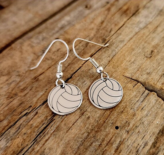 Mother's Day MAMA Wooden Sports Ball Earrings Retro Lightweight Basketball Volleyball Baseball Football Rugby Love Heart Letter MOM Wooden Sport