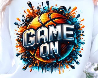 Basketball Png, Basketball Game Day Png, Basketball Mama Png, Basketball Mom Png Sublimation, Coquette Basketball Png Shirt Design, Game Day