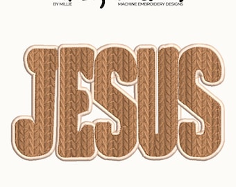 Jesus embroidery design, Christian Embroidery, DST PES File For Christian