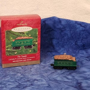 The Tender Lionel General Steam Locomotive Collectors Series Christmas Holiday Tree Trim Home Décor, Gift for Train Lovers, Gift for Husband