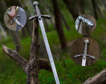 Handmade King Richard Lionheart Sword Replica, Medieval Display Sword