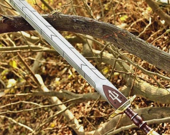 Handmade Percy Jackson Sword Replica – High Carbon Steel Cosplay Prop (38 Inch)