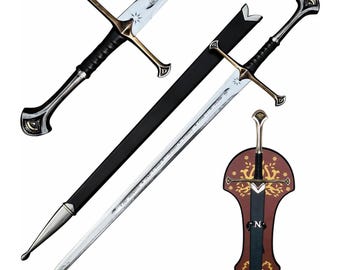 Handmade Fantasy King Sword Reforged Cosplay Swords Replica Medieval Sword gift for husband