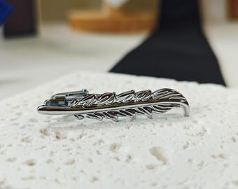 Leaf shape tie clip, Excellent design tie clip,great gift for boyfriend, gift for Dad,gift for Teenagers, novelty tie clip, Buy 3 get 1 free