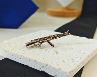 Gun-shaped tie clip, Excellent design tie clip,great gift for boyfriend, gift for Dad,gift for Teenagers, novelty tie clip, Buy 3 get 1 free