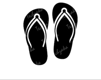 Summer Flip Flop Svg File, Flipflop Svg, Svg Flip Flop Silhouette,Flip Flop Clip Art,Flip Flop Png,Beach Flip Flop Svg,Sandals Svg,Beach Svg