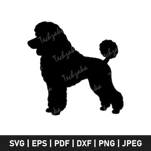Toy Poodle Svg File, Poodle Silhouette, Poodle Clipart, Poodle Decal, Poodle Png, Poodle Clip Art, Svg Poodle, Dog Decal Cut File for Cricut