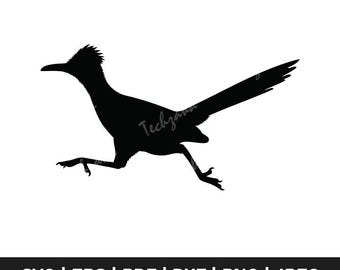Roadrunner Svg File, Silhouette, Roadrunner Png, Cricut, Laser, Clipart, Cnc, Vector, Logo, Eps, Dxf, Pdf, Tshirt, Instant Digital Download