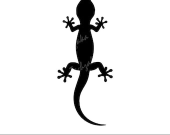 Gecko SVG, Gecko Silhouette, Gecko Clipart, Gecko Vector, Lizard SVG, Reptile SVG, Chameleon Svg, Gecko Digital Download, Gecko Cut File