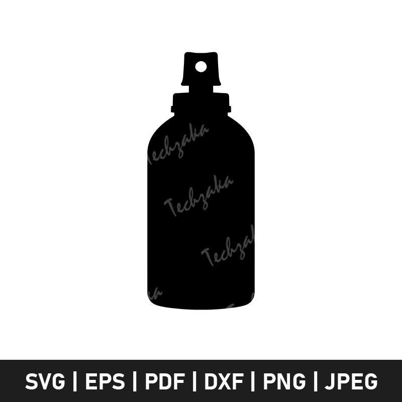 Spray Paint Bottle SVG | Graffiti Spray Can Silhouette | Paint Can SVG ...