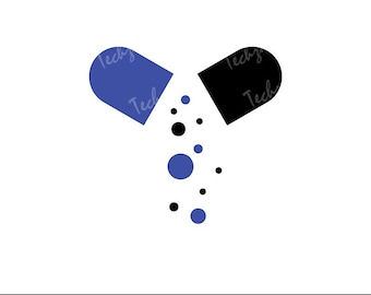Open Capsule Svg File, Medicine Capsule Svg, Pill Clipart, Pharmacy Svg, Capsule Png, Medical Vector, Cricut Cut File, Healthcare Design