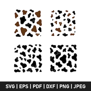 Cow Spots Svg File | Cow Print Svg Png | Farm Animal Pattern Svg | Cow Skin Svg for Cricut & Silhouette | Western Svg | Sublimation File