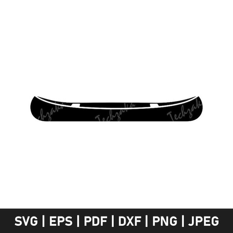 Canoe SVG, Canoe Silhouette, Canoe Clipart, Canoe PNG, Outdoor ...