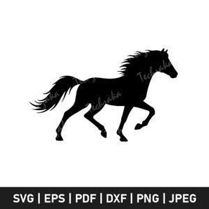 Fichier Svg poney, poney mignon Silhouette Clipart pour fichier Cricut, Svg animaux de la ferme, cheval enfants coupe fichier Png Dxf Eps, téléchargement numérique