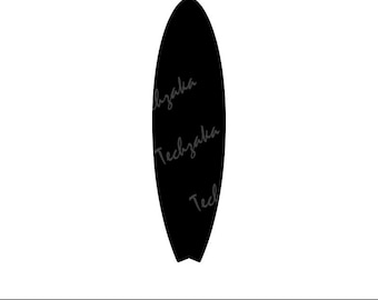 Plik Svg deski surfingowej, sylwetka deski surfingowej, clipart plaży surfingowej Png, plik cięcia letniego oceanu, pobieranie cyfrowe dla Cricut, cięcie laserowe, sublimacja
