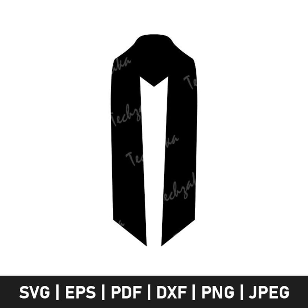 小物 GRAPHIC HUGE STOLE Graduation Stole Svg, Graduation Stole Silhouette, Senior Stole