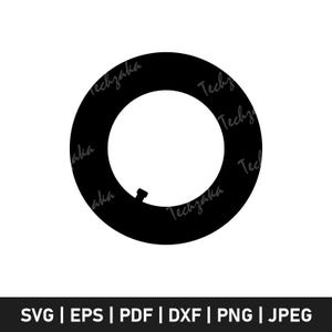 Inner Tube SVG, Swim Ring Silhouette, Pool Float PNG, Summer Clipart, Beach Vector, Inflatable Ring Cricut Cut File, Digital Download