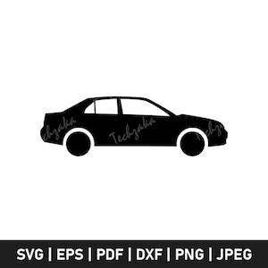 Car Svg, Car Silhouette, Car Clipart, Car Png, Vehicle Svg, Automobile Svg, Car Vector, Cricut Cut File, Transportation Digital Download