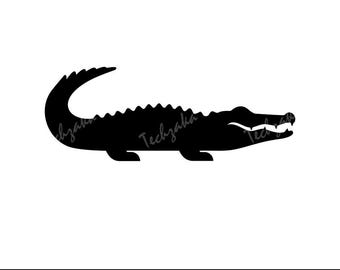 Cute Alligator Svg Files, Gator Svg, Png, Eps, Dxf, Jpg, Pdf, Vector, Cricut, Silhouette, Instant Download