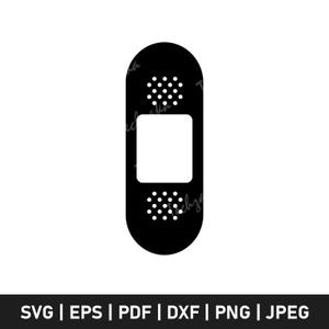 Bandage Svg, Bandage Silhouette, Bandage Png, Band Aid Clipart, Medical Cross Svg, First Aid Svg Cut File, Nurse Doctor Clip Art, Dxf Eps
