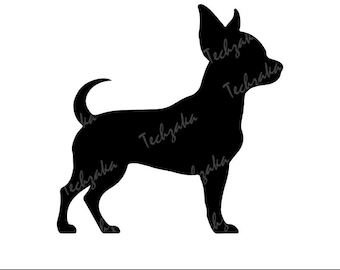 Chihuahua lindo SVG, Chihuahua SVG, Silueta de chihuahua, Amante de los perros SVG, Mascota Svg, Clipart de chihuahua, Divertido, Mamá, Cara, Archivos Svg Cricut
