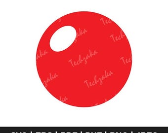 Arquivo SVG do Rudolph, SVG de Rena de Nariz Vermelho, Silhueta de Natal, Clipart do Rudolph, PNG, DXF, EPS e PDF de Nariz Vermelho para Cricut e Laser