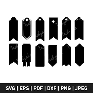 Archivos SVG de marcadores, silueta de marcador SVG, paquete de marcadores SVG, plantilla de marcador de Cricut, etiquetas de etiquetas de marcadores, marcadores SVG para Cricut