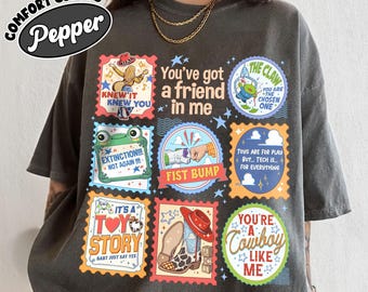 Got A Friend In Me Movie Shirt Comfort Colors, Funny Tay Story Inspired Tshirt, Friendship Theme Park Shirts, Matching Family Gift Tee
