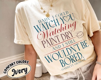 Watching Paint Dry Off Campus Comfort Colors Shirt,  Hockey Romance TShirt, Garrett Graham Briar University Tee, Gift For Book Lover