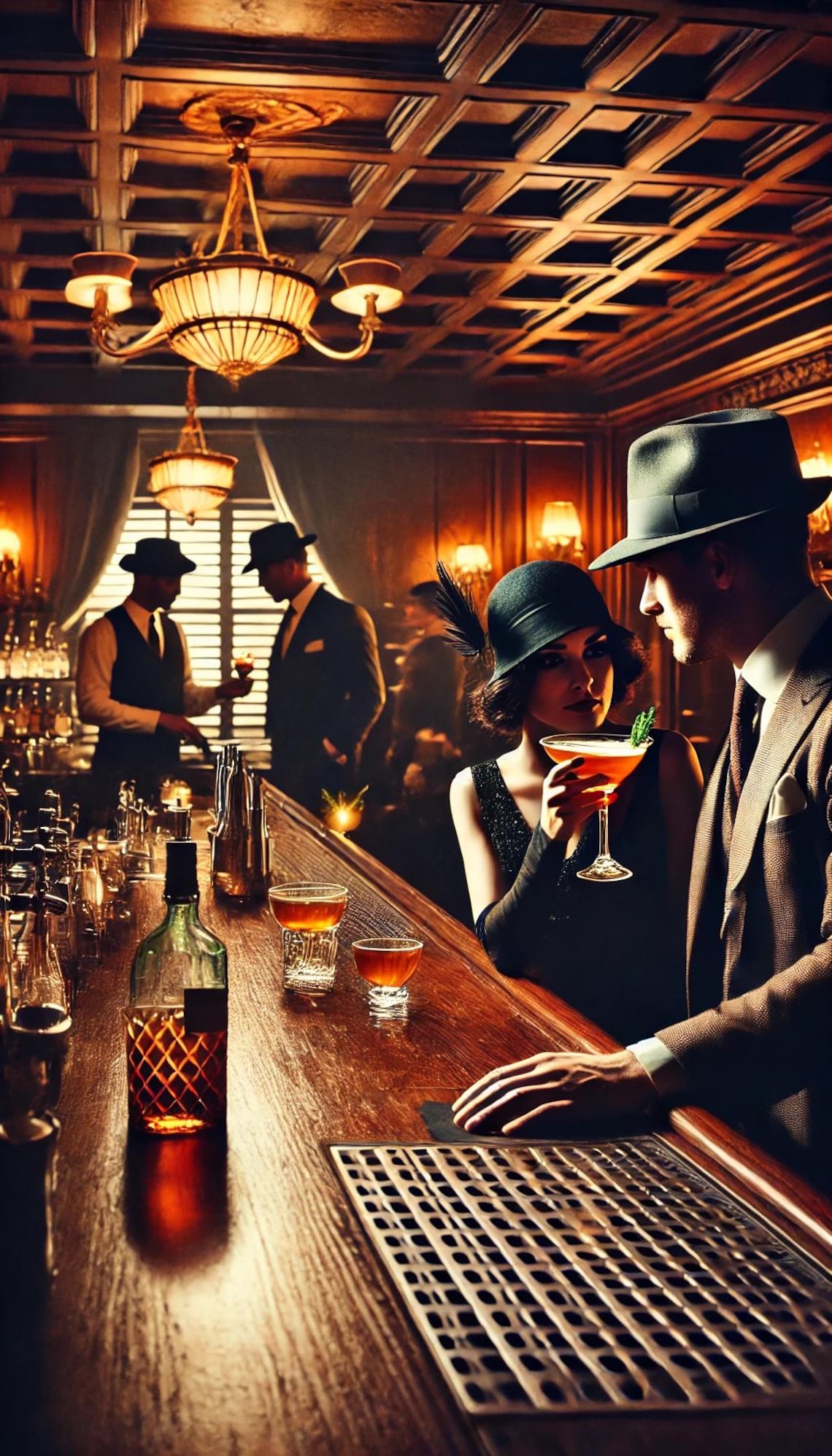 Roaring Twenties Art Print Set | Vintage Speakeasy Wall Art (instant ...