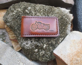 Money Clip with Vintage Cycle
