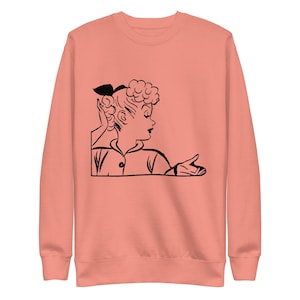Lucy Side Profile - I Love Lucy Unisex Sweatshirt