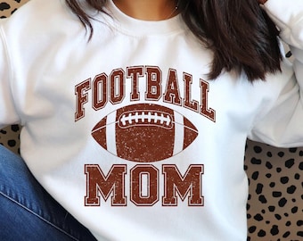 Football Mom PNG: Sports Clipart for Game Day Designs (Digital Download)