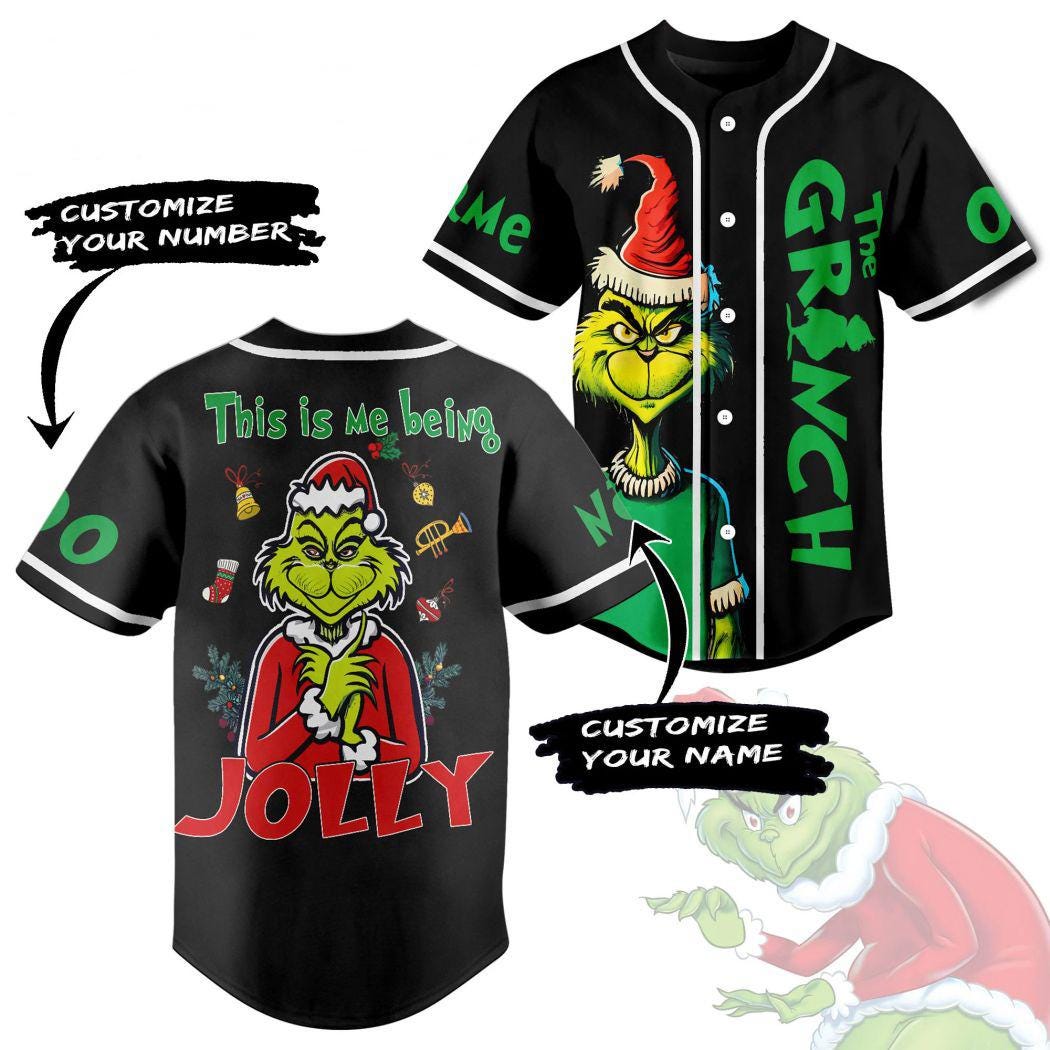 Discover This Is Me Being Jolly The funny character Custom Baseball Jersey, Gift For Friend, Christmas Gift