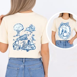 Vintage Disney Pooh Shirt, Retro Coquette Pooh And Friends Shirt, Pooh Bear And Friends Co Tee, Disney Winnie The Pooh Lovers Gift Th-vtn-21